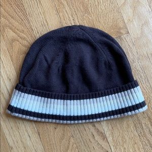 GAP brown striped beanie
